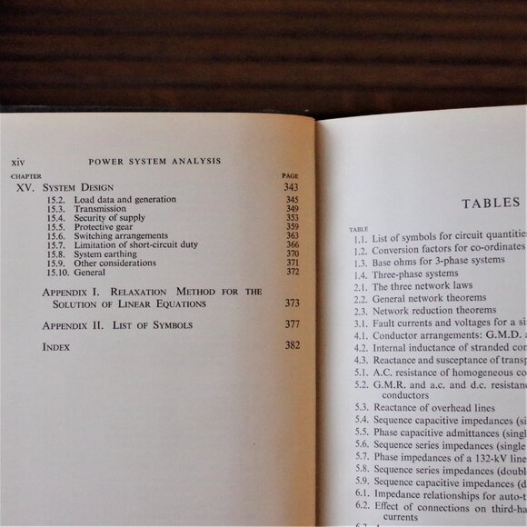 Vintage Electrical Engineering Book, "Power System Analysis", 1952 First Edition - Picture 6 of 10